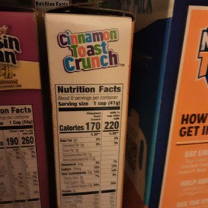 Cinnamon toast crunch