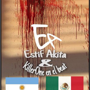 con ls manos llenas de tinta - Estif Akita