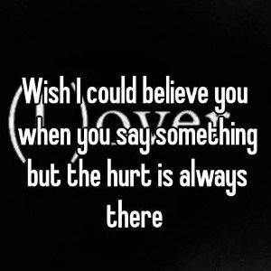 I Wish I Believe you