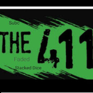 The411 ft Faded & Stacked Dice