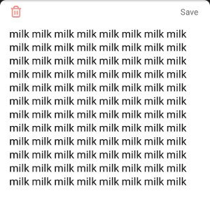 milk