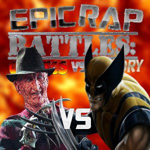 Wolverine versus Freddy Krueger battle