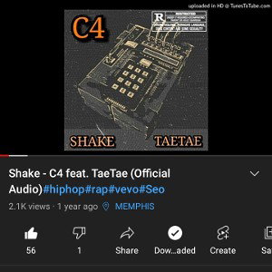 Shake - C4 feat. TaeTae (Official Audio)#hiphop#rap#vevo#Seo