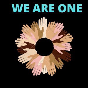WE ARE SAME AS ONE (NO TO RACISM)