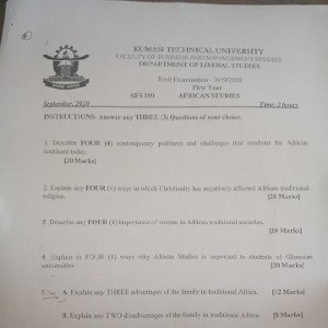 KsTU Examination
