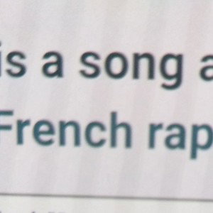 The first lyric