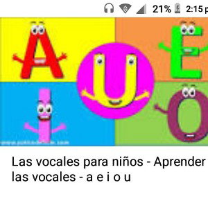 rap de la vocales