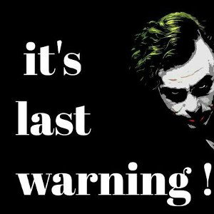 LAST WARNING from DELHI 46