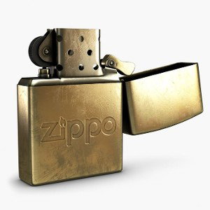 Cover Charbon blanc Zippo