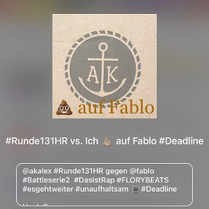 #Runde131HR vs. Ich 💩 auf Fablo #Deadline 