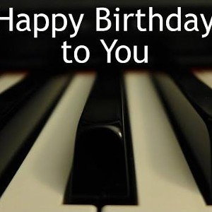 Happy Birthday to You - piano instrumental with