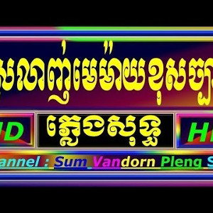 ស្រលាញ់មេម៉ាយខុសច្បាប់មែនទេ ភ្លេងសុទ្ធ cambodia karaoke cover new version Yamaha PSRs770 Sampler