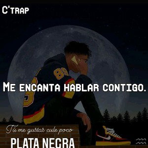 TÚ me gustas cule poco- Plata Negra 