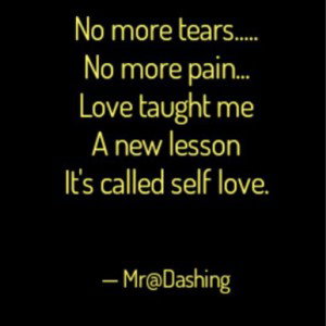 No more tears 