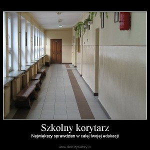 Szyymeczek-Szkolny korytarz