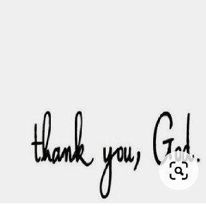 thank You God