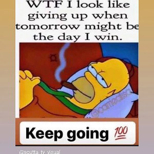 try to get by