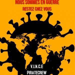 Nous Sommes en Guerre Restez Chez Vous.