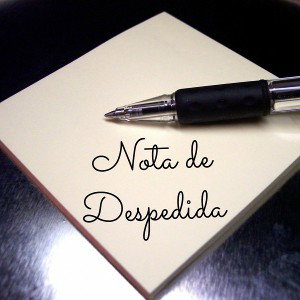DESPEDIDA
