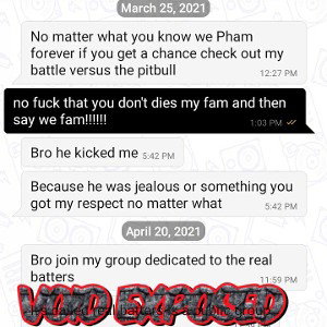 i know your scared its ok 4 bitches to tap out