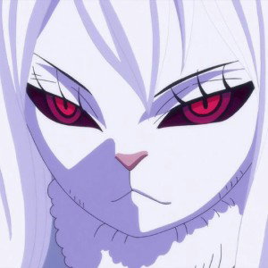 ゴムのネコの目