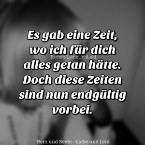 Es gab eine Zeit