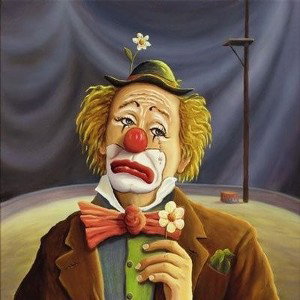 der traurige clown