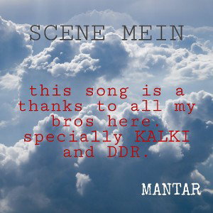 SCENE MEIN / gratitude song.
