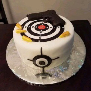 Getting cake