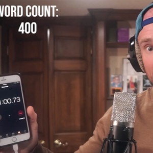 400 words in one minute challenge