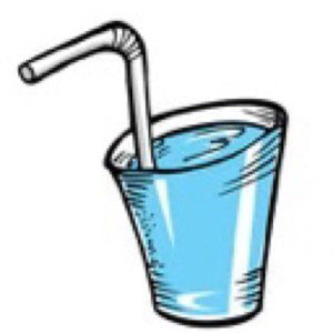 Je prend mon verre d’eau 