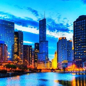 In the city                              