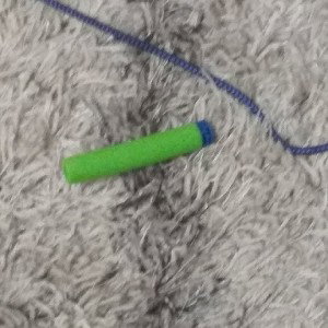 fake bullet I thot I was playing a nerf battle at target but no😤