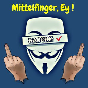 Mittelfinger, ey !