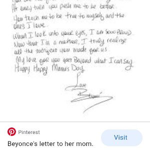 LETTER TO MOM