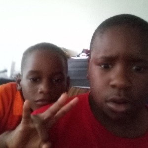 y Young boy Tay fruit train little TJ