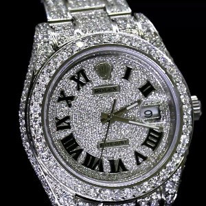 I get a Rolex  it has diamonds 