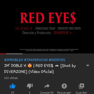 JM' DOBLE H 😈 - RED EYE$ 👁 [Shot by DIVERZONE](Video Oficial)