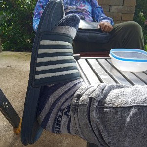 claquette chaussette