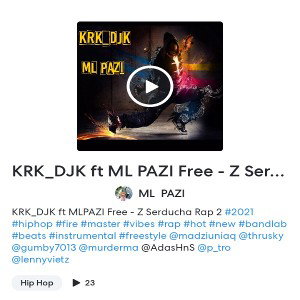  KRK_DJK ft ML PAZI Free - Z Serducha Rap 2 / 12.06.21 