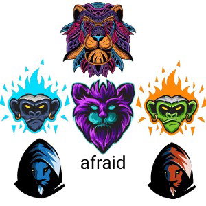 afraid 