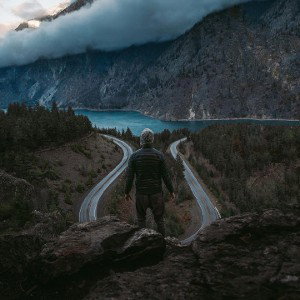 on the road side 