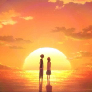 Looking at the sunset