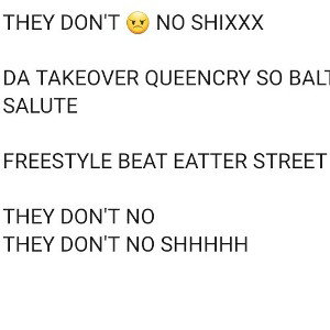 they don't no shhh