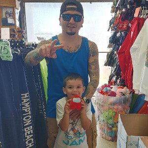 me and my son freestyling
