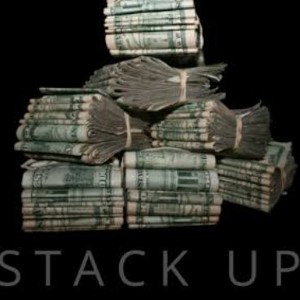 MONEY BILLS FLOW STACK
