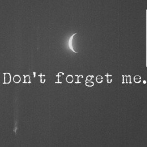 "Dont Forget Me" By Think