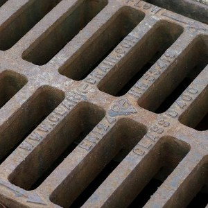 down the drain