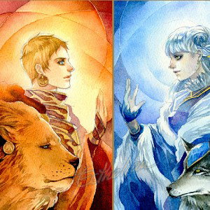 mitad lobo mitad leon