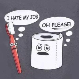 Toilet paper vs tooth brush